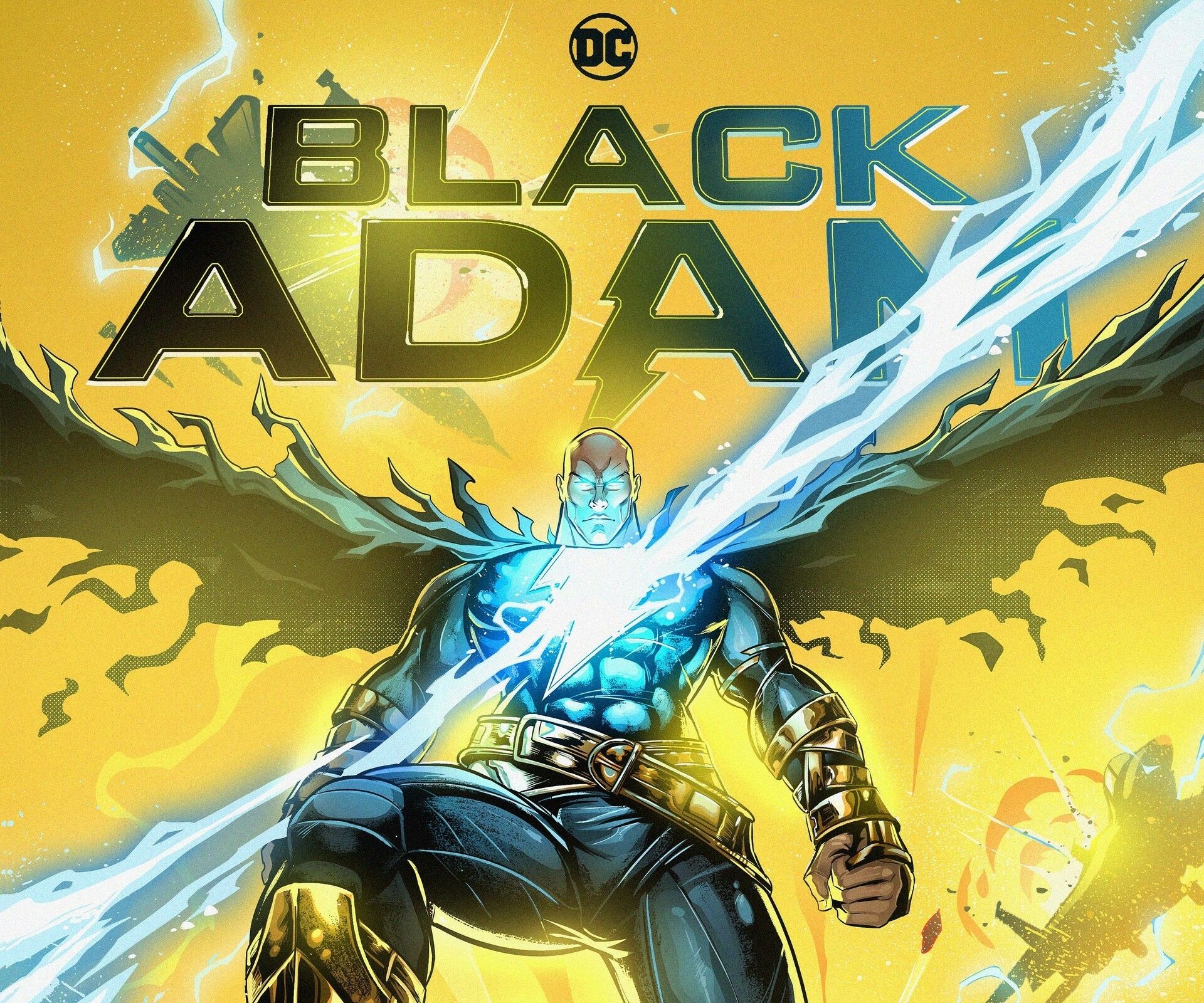 DC Black Adam HD Fan Poster Wallpaper