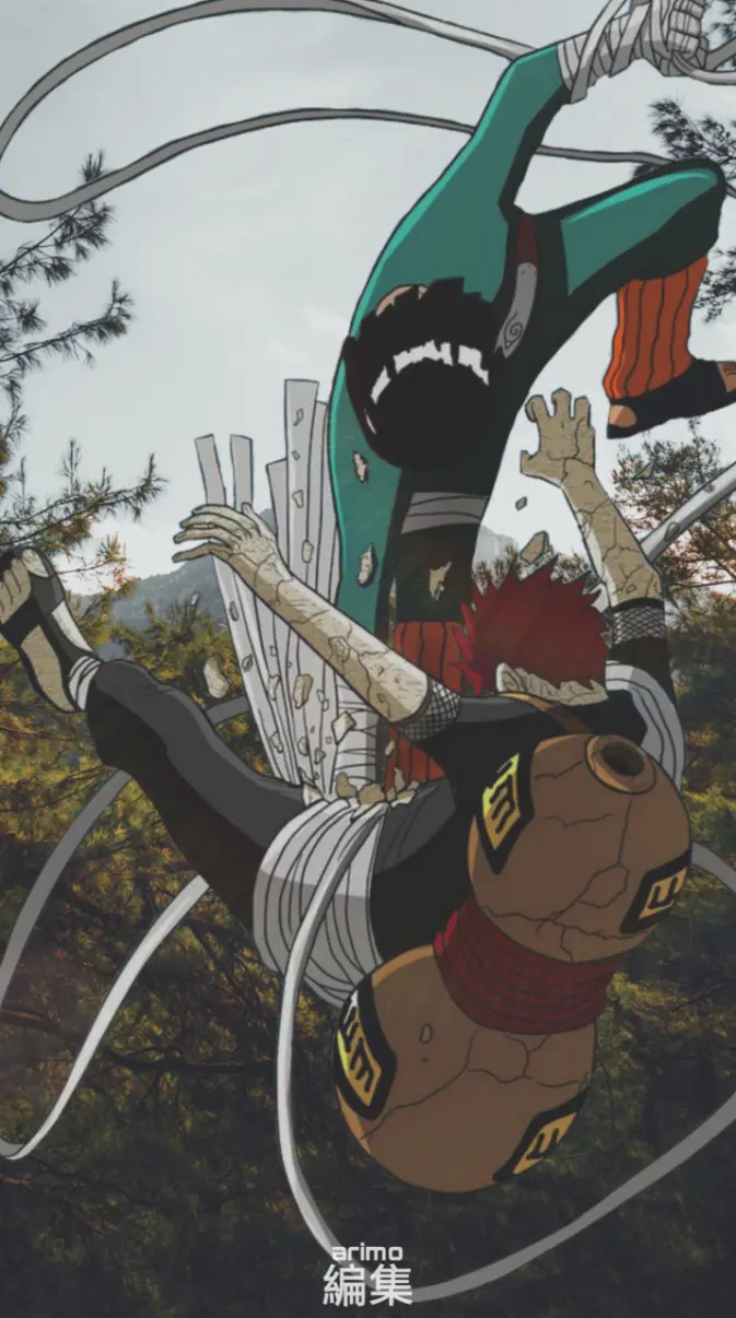 Rock Lee and Gaara wallpaper