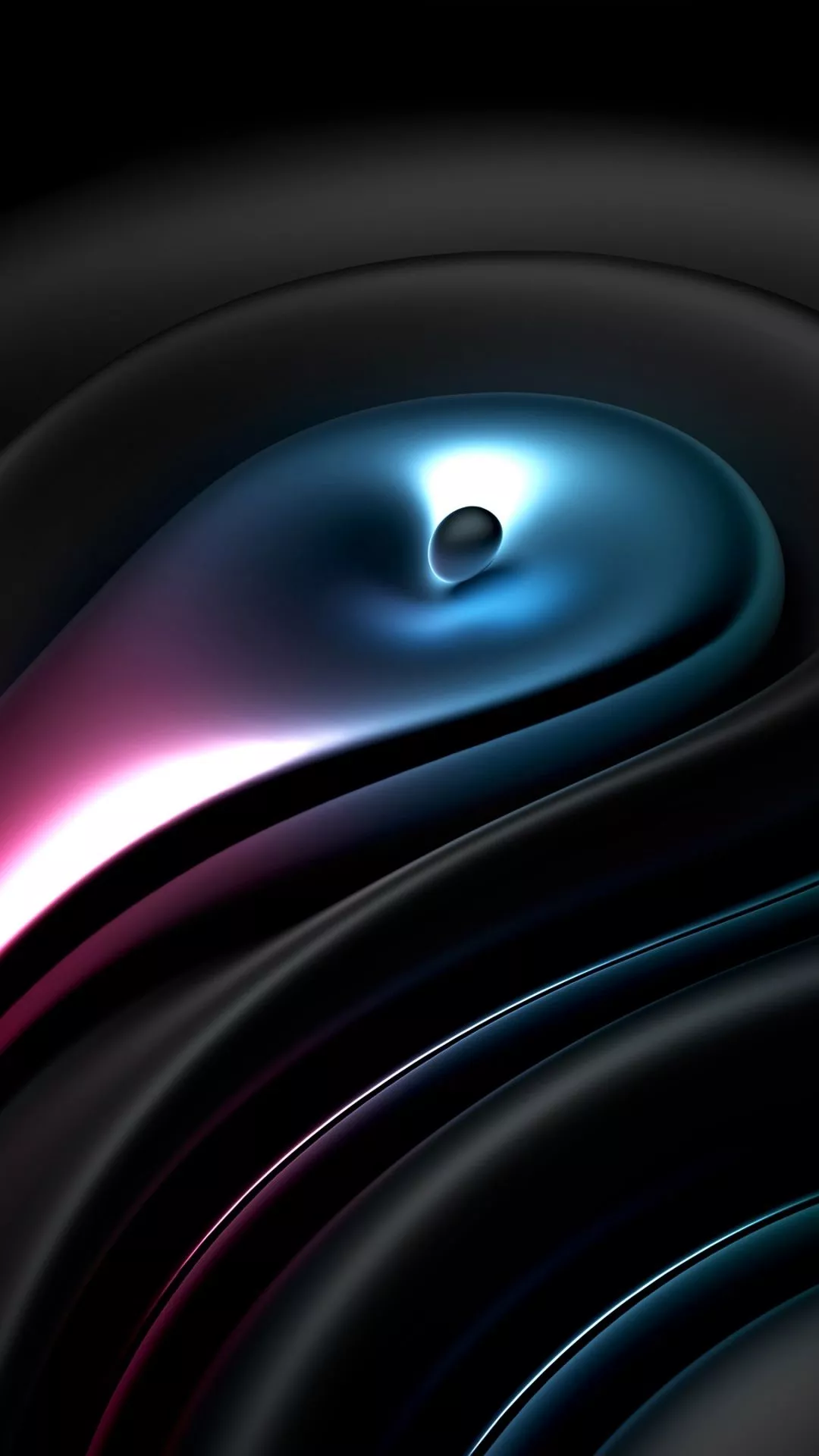 Abstract background Wallpaper 4K, Black