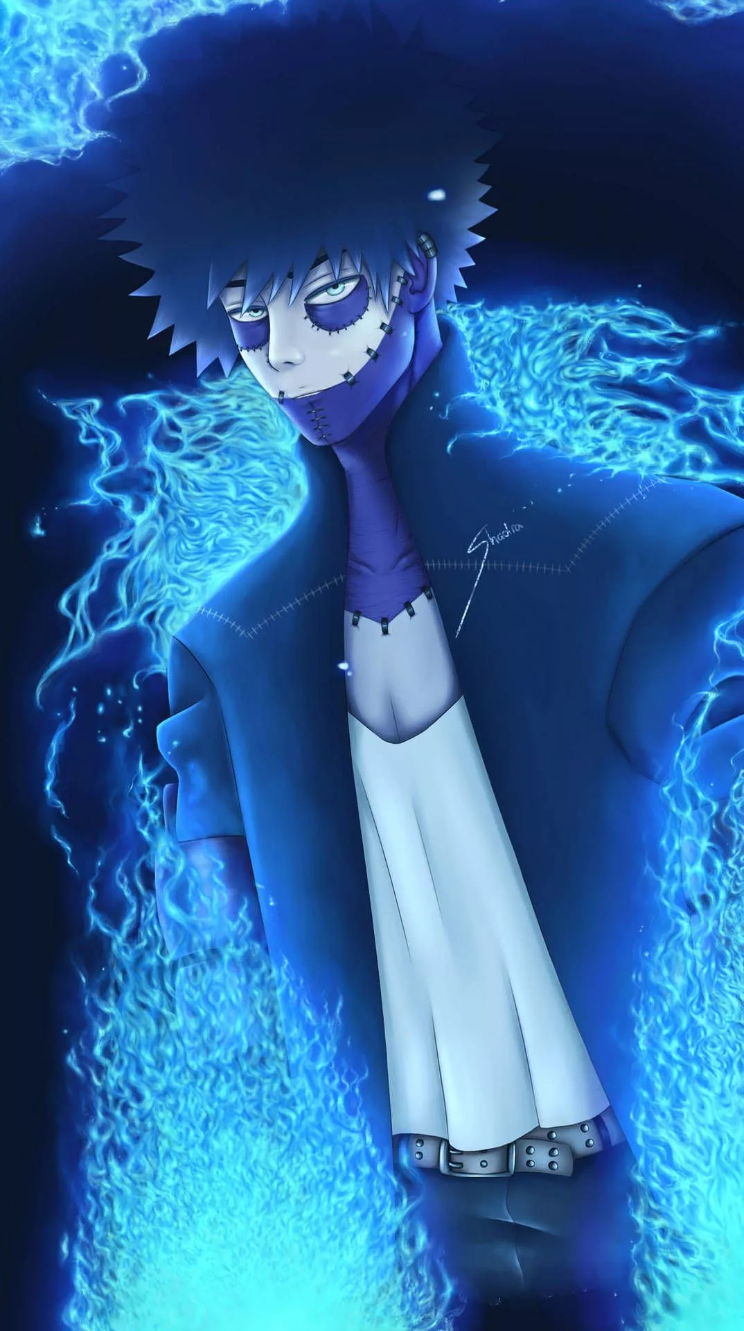 Download free Cute Dabi Blue Fire
