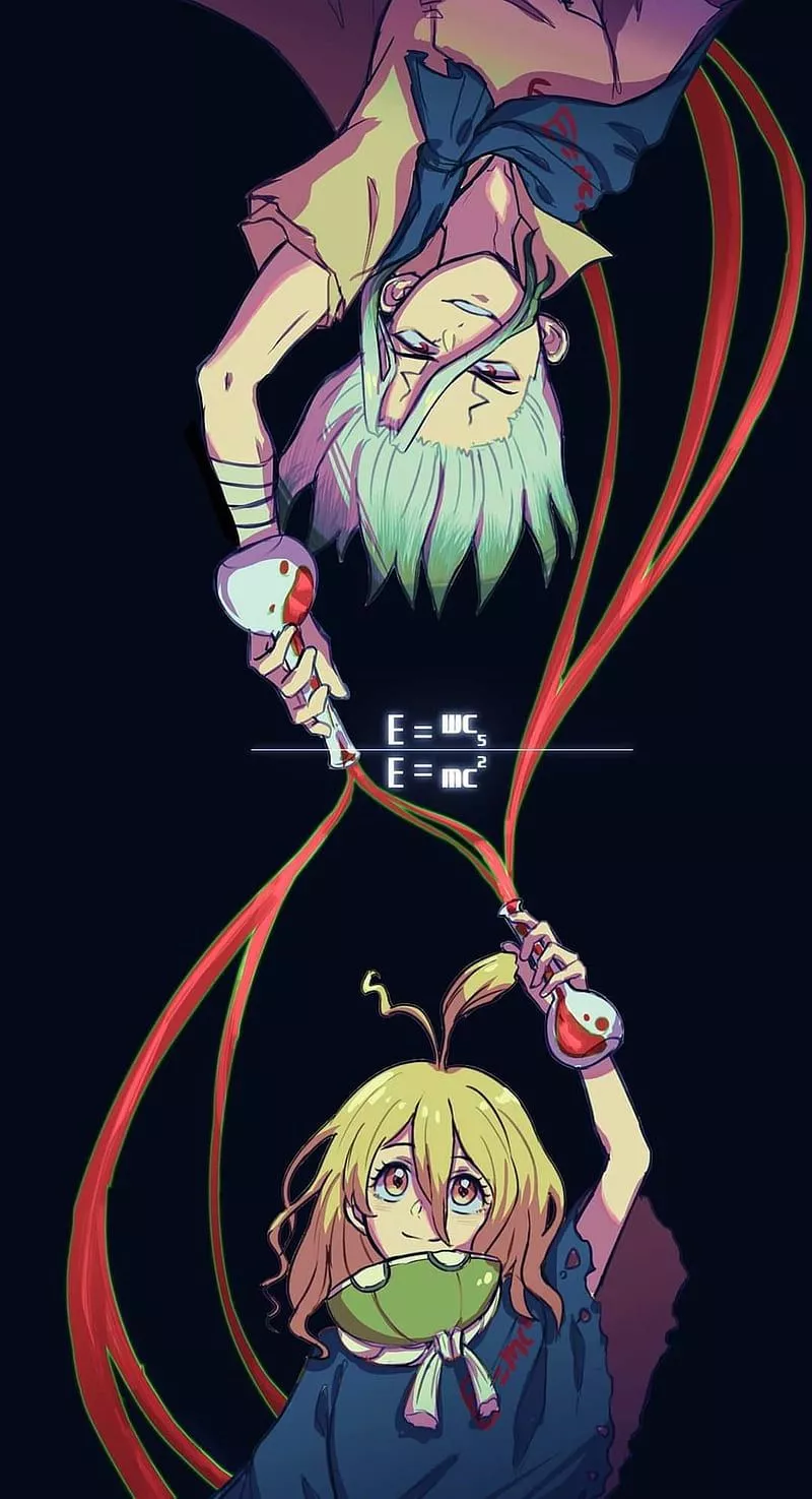 Dr Stone, senku, anime, HD phone