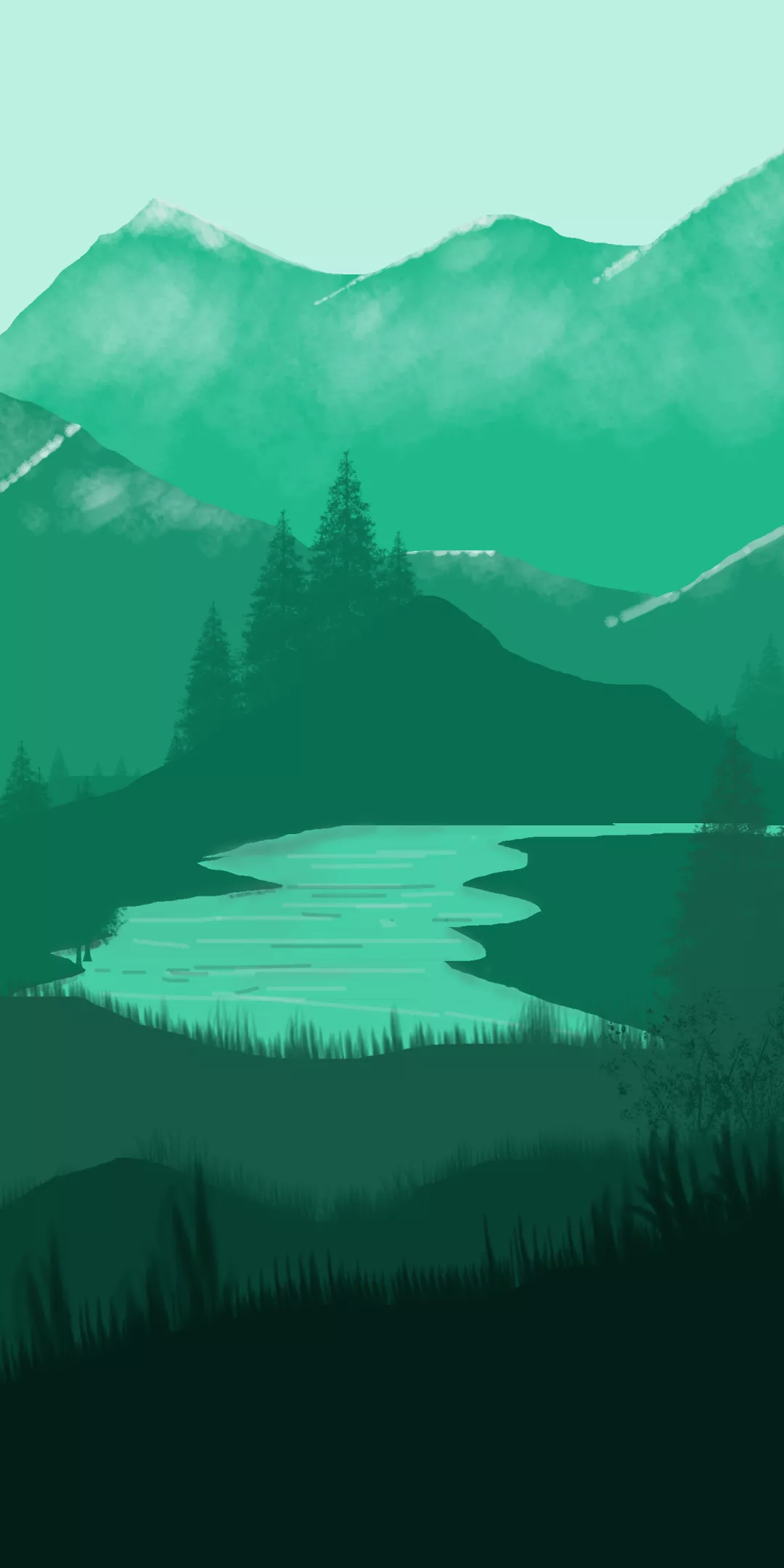 Mountain Vector Artistic Landscape