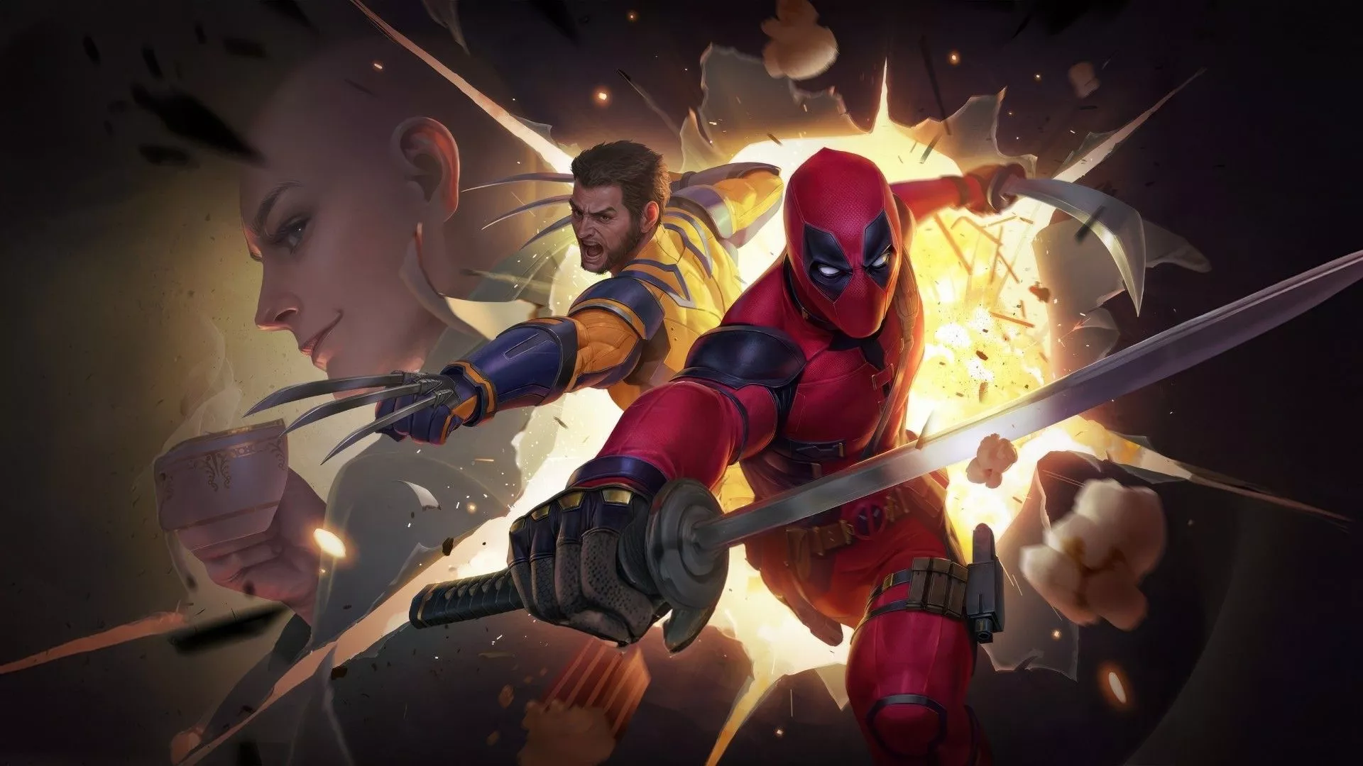 Deadpool And Wolverine X Marvel Future Fight HD Marvel Future Fight Wallpaper