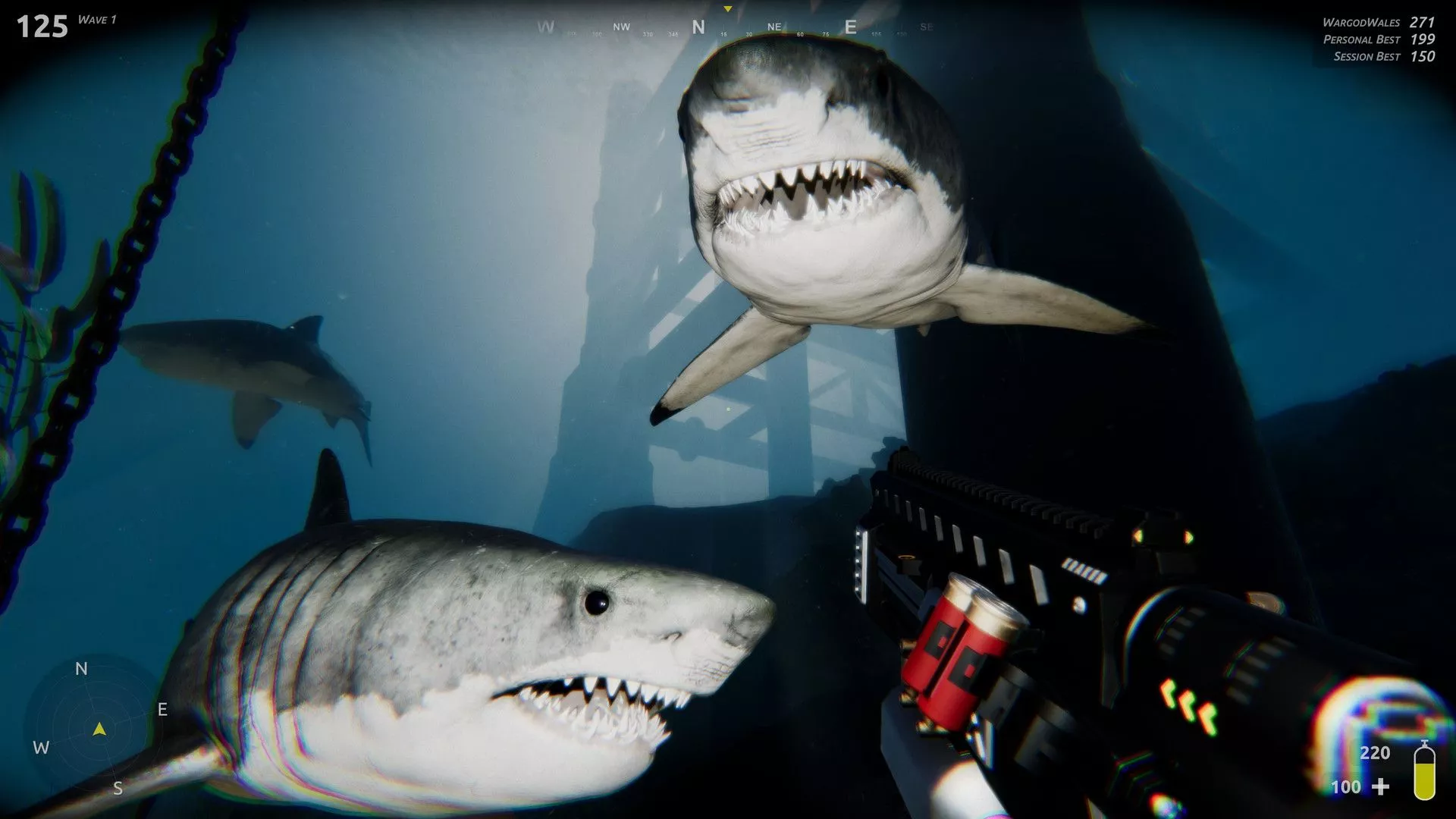 Underwater Horror Action Game Death