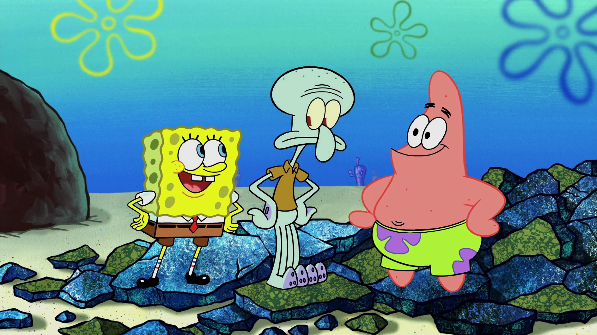 Is SpongeBob, Patrick, and Squidward is