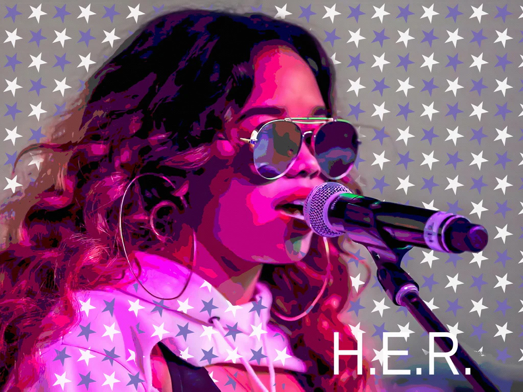 H.E.R. R&B Hot Portrait Singer Music