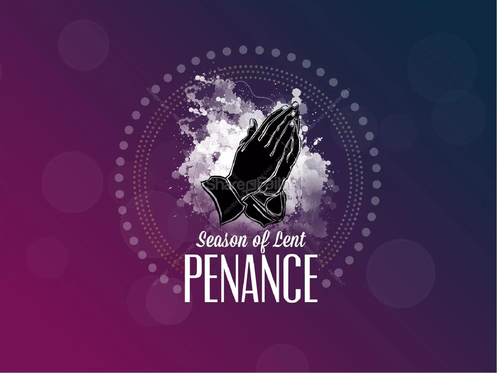 Season of Lent Repentance
