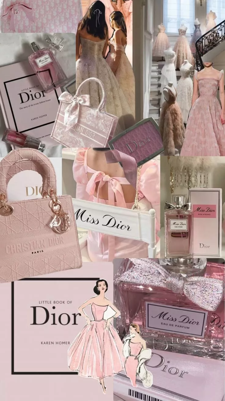 Dior wallpaper, Pink wallpaper girly