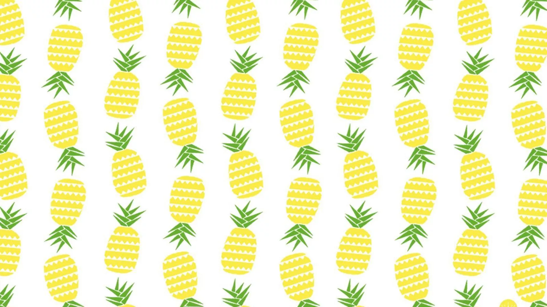 Pineapple Fruits In White Background HD