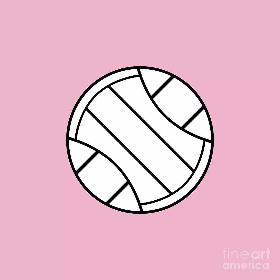 Pink Volleyball
