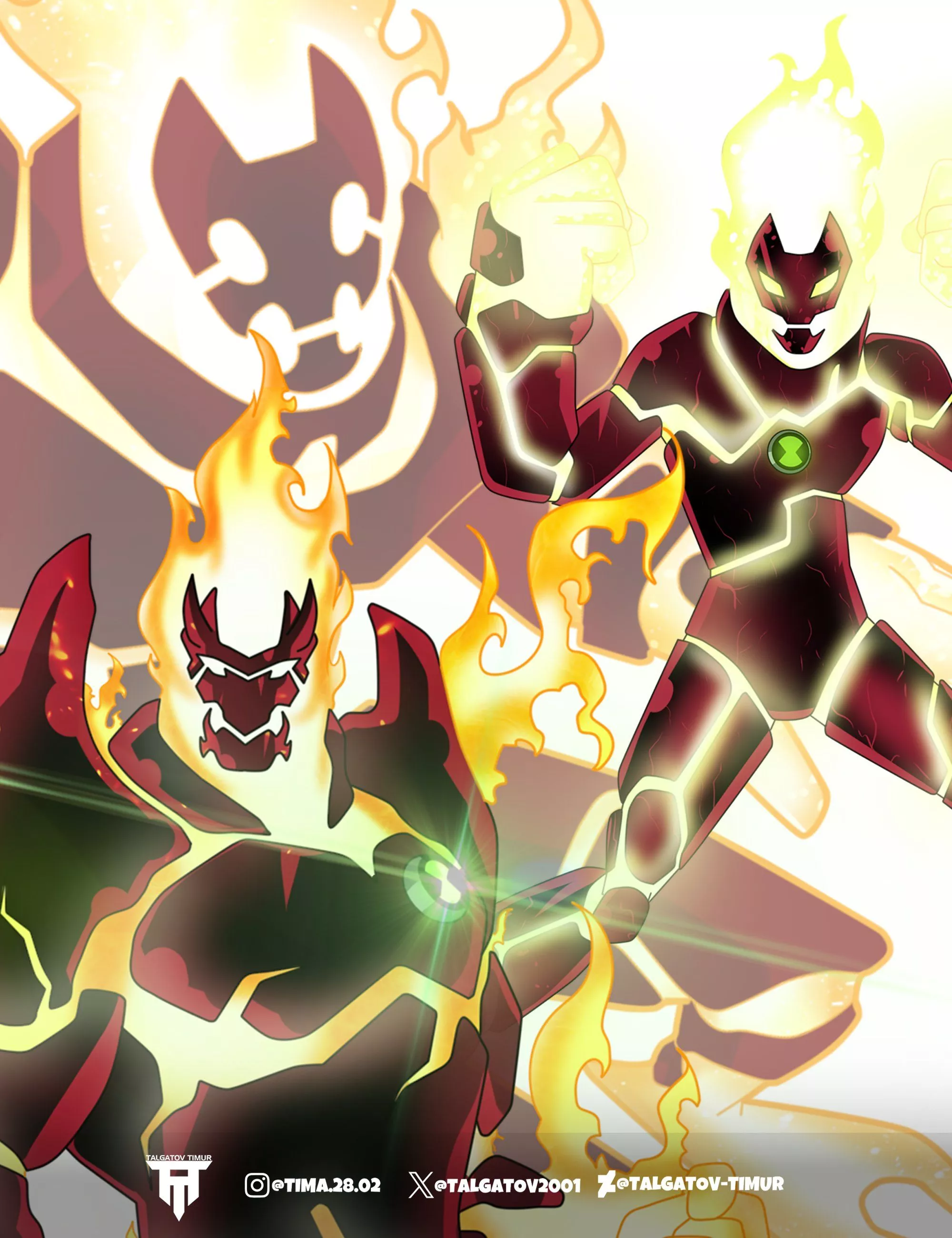 Ben 10 collage #art #ben10 #digital