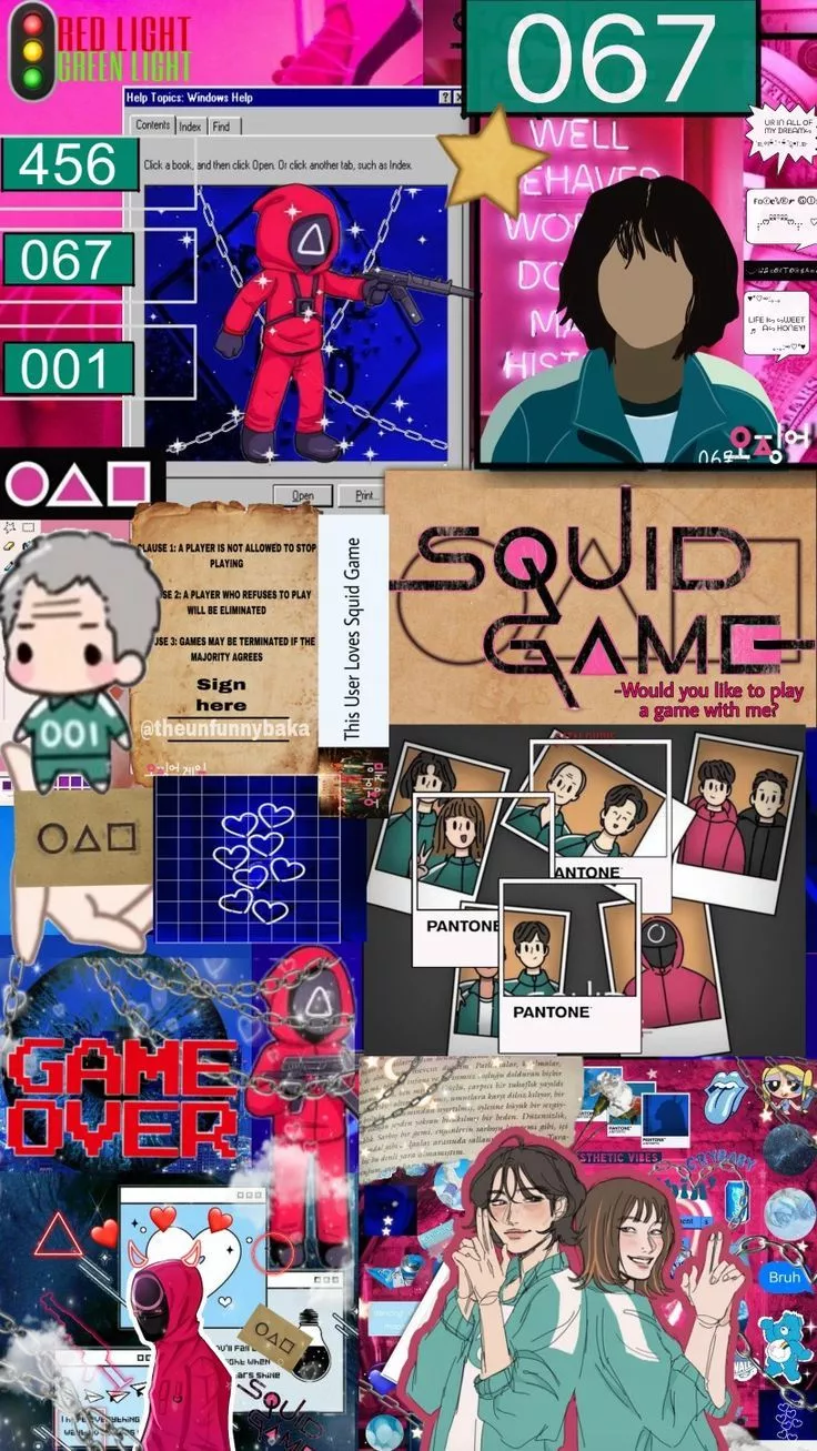 Squid game aesthetic edit
