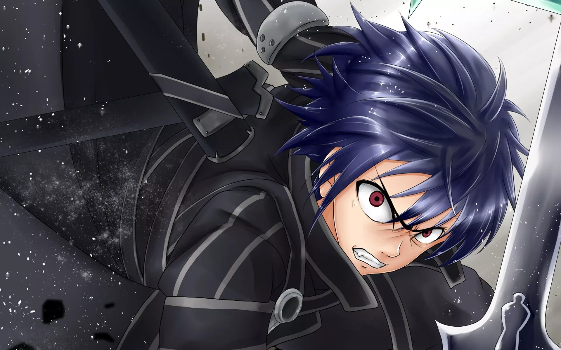 Wallpaper anger, anime, art, Sword art
