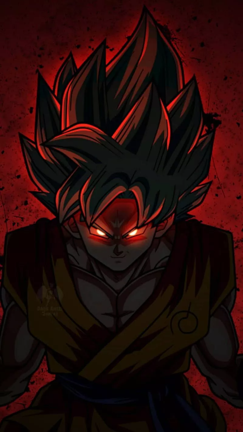 HD anger goku wallpaper