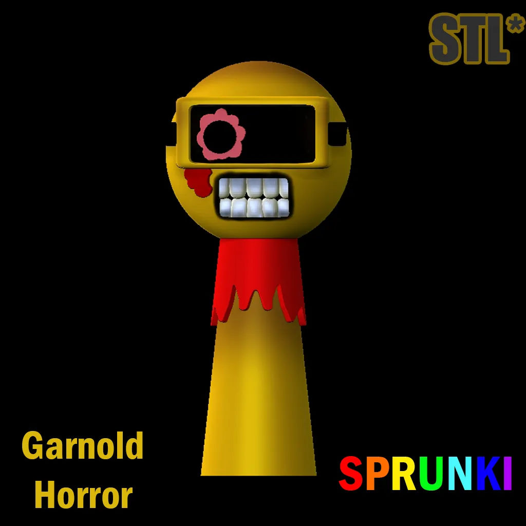 3D Sprunki Incredibox Garnold Horror