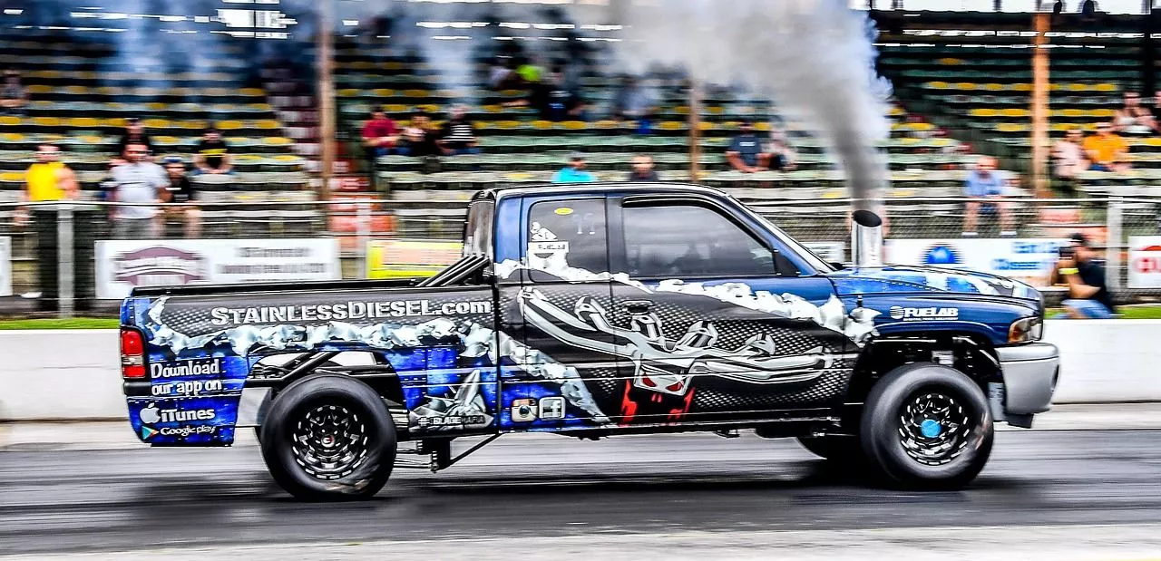 Diesel, drag, racing, truck, race