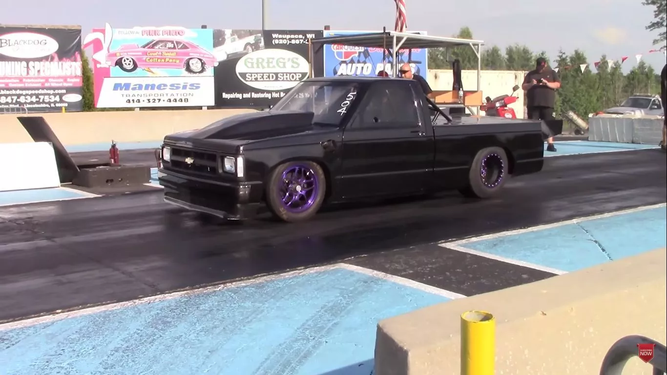 Chevy S10 Race Truck With Twin Turbo