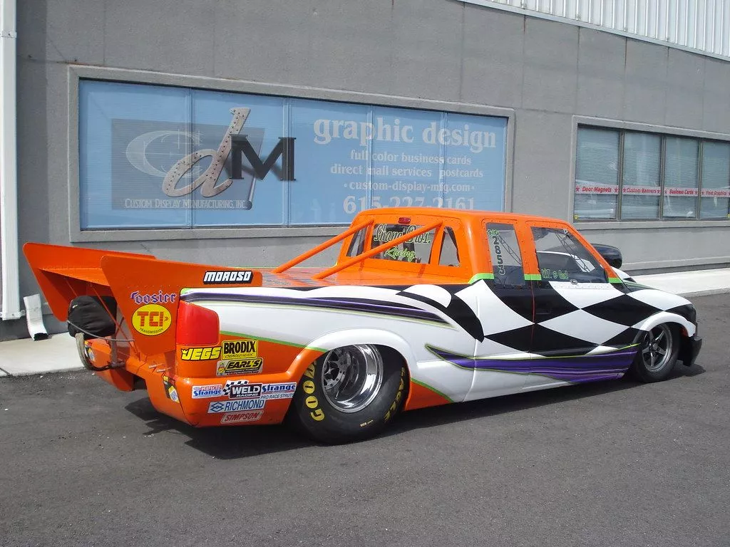 S10 Race Truck Wrap. A vehicle wrap