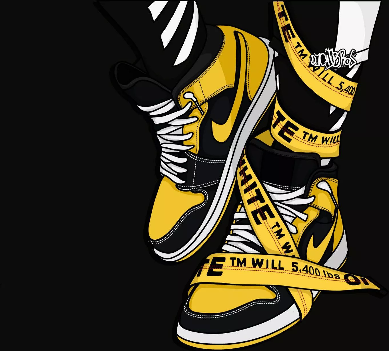 Cartoon Shoe Wallpaper