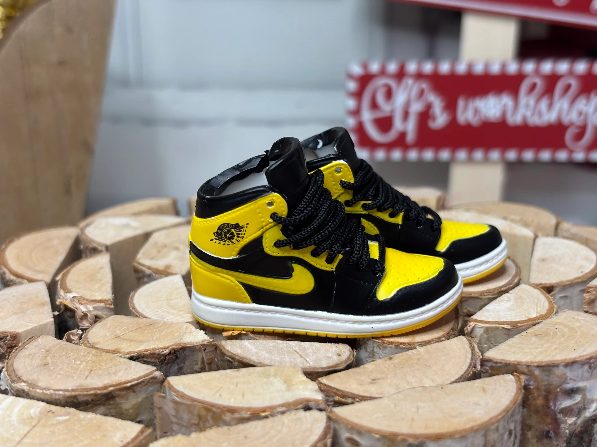 Yellow Miniature Shoes For Ken Doll 1 6