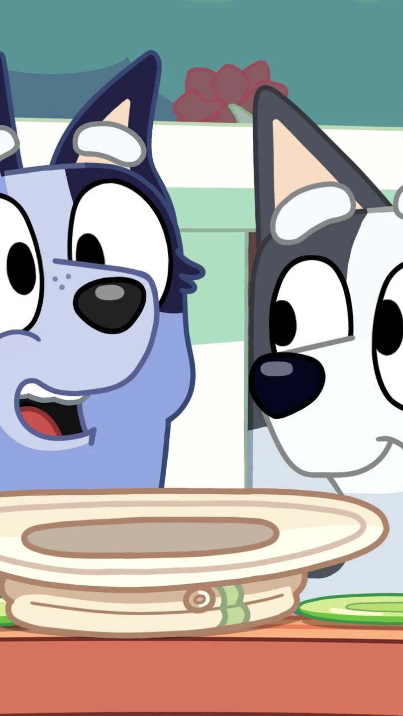 Bluey Characters Wallpaper 2k HD