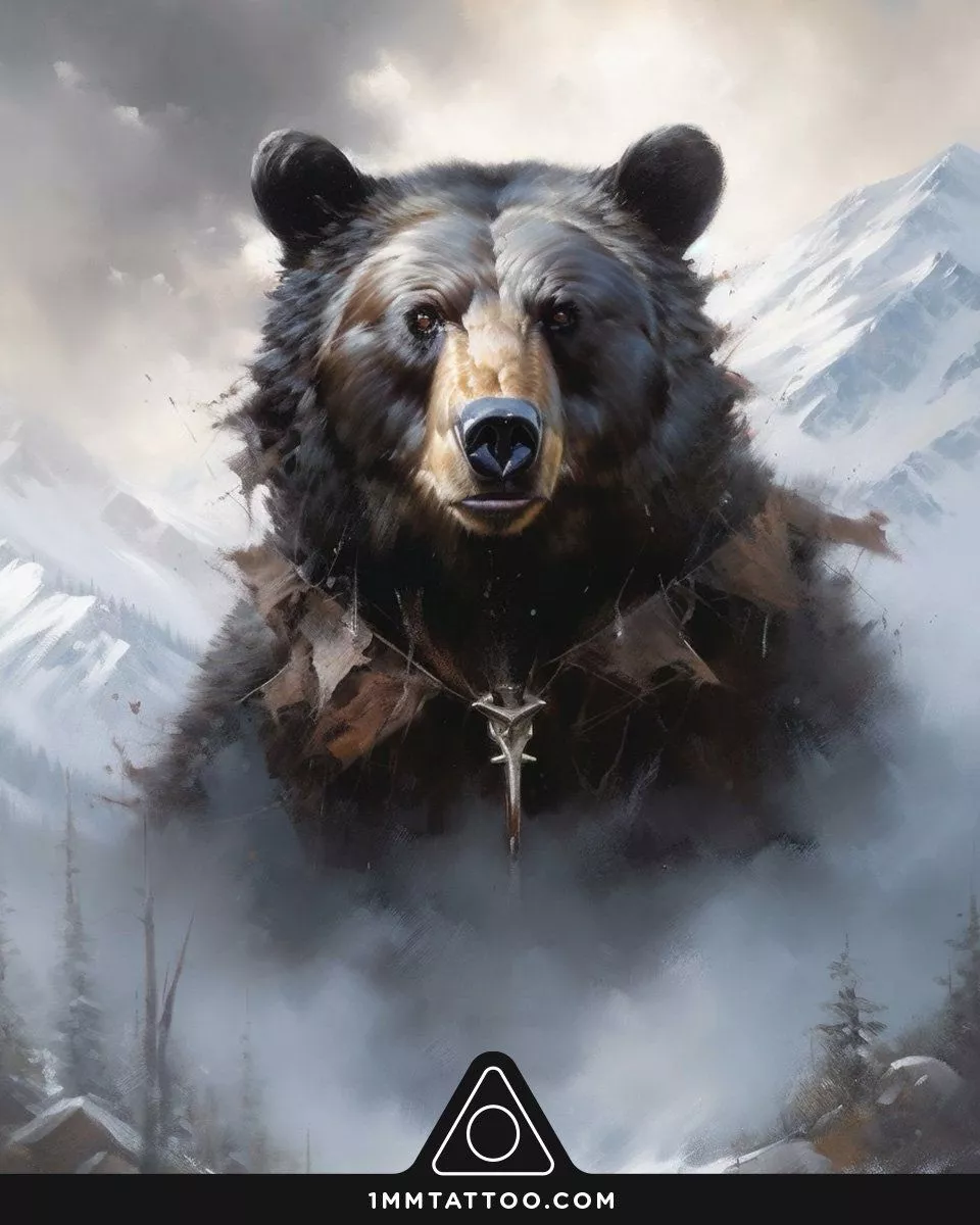 The Rebel Bear's Heirloom Tattoo Design