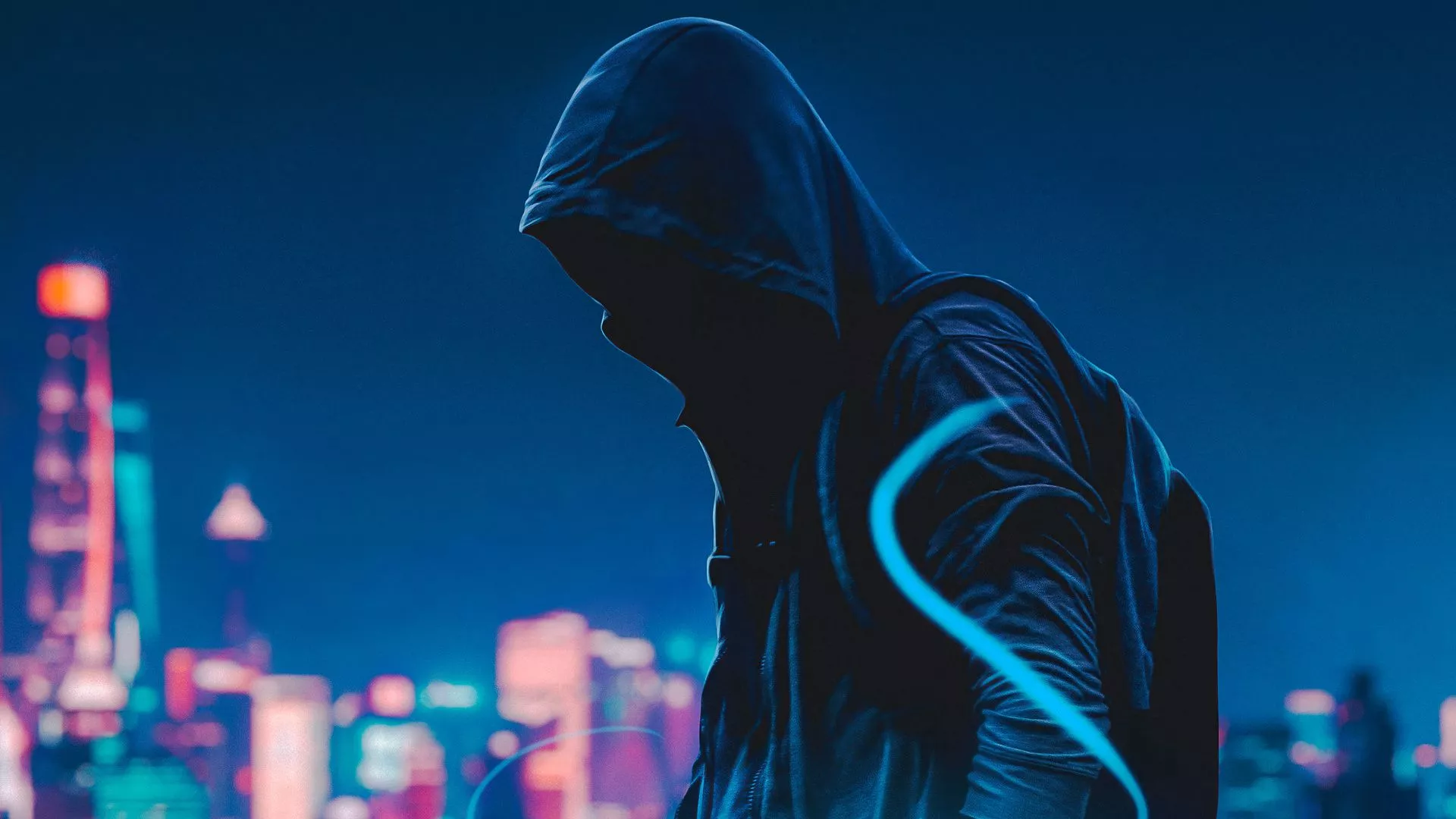 Lost In Lights Hoodie Boy HD Wallpaper