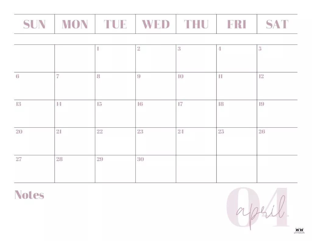 April 2025 Calendars FREE