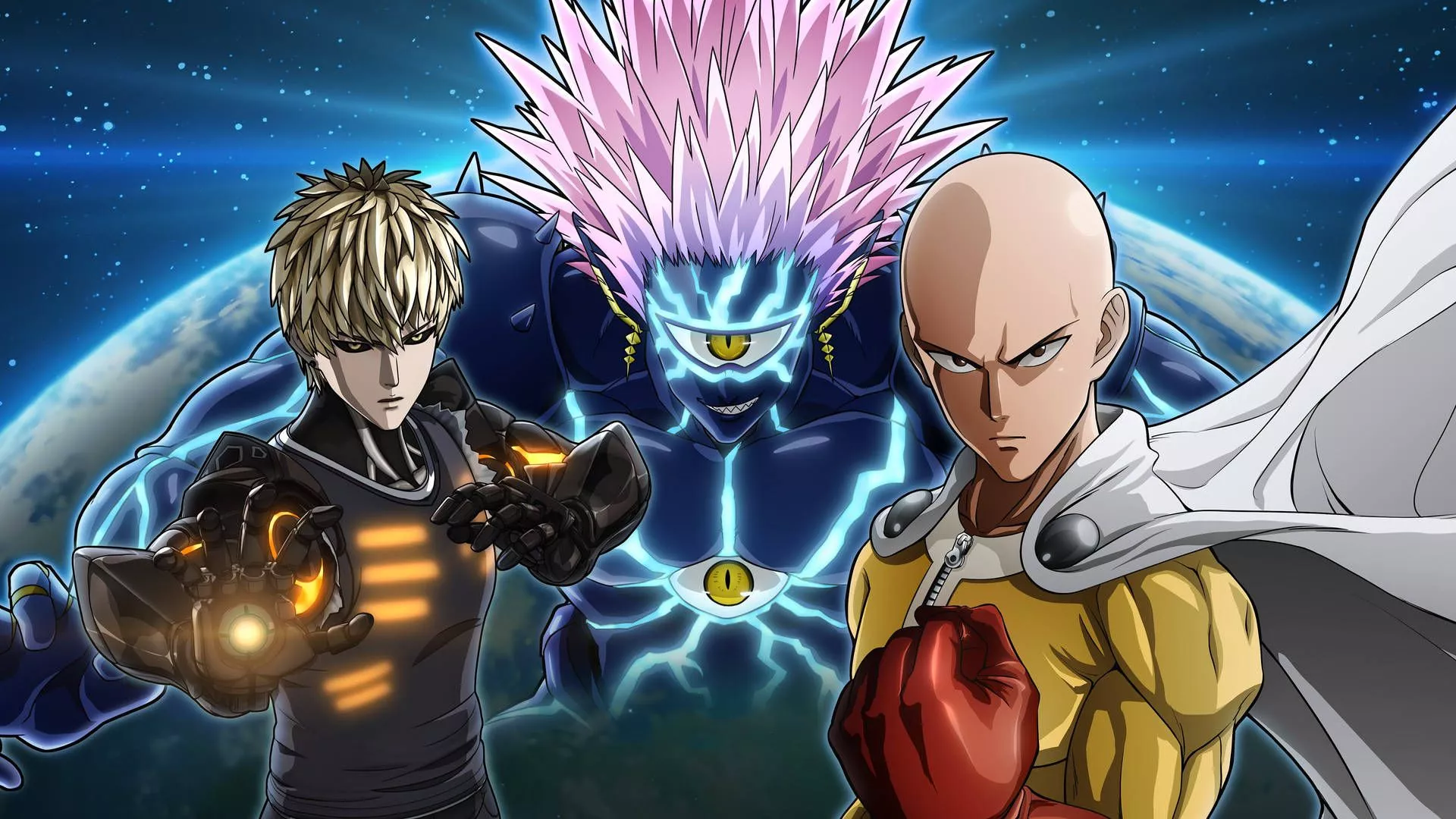 Genos Saitama And Boros One Punch Man