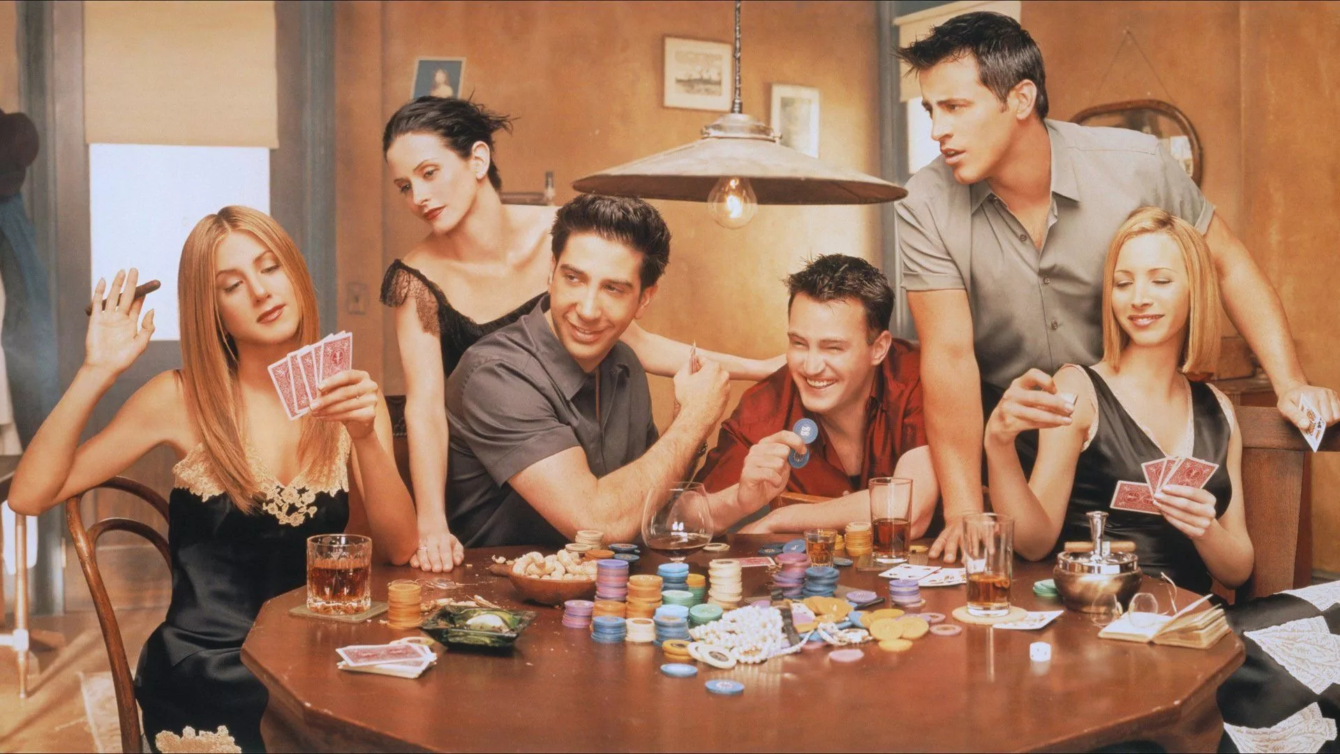 Friends Poker Night HD Wallpaper