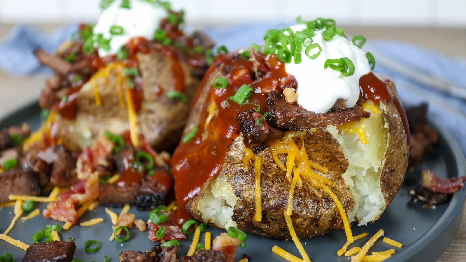 Brisket Loaded Baked Potato