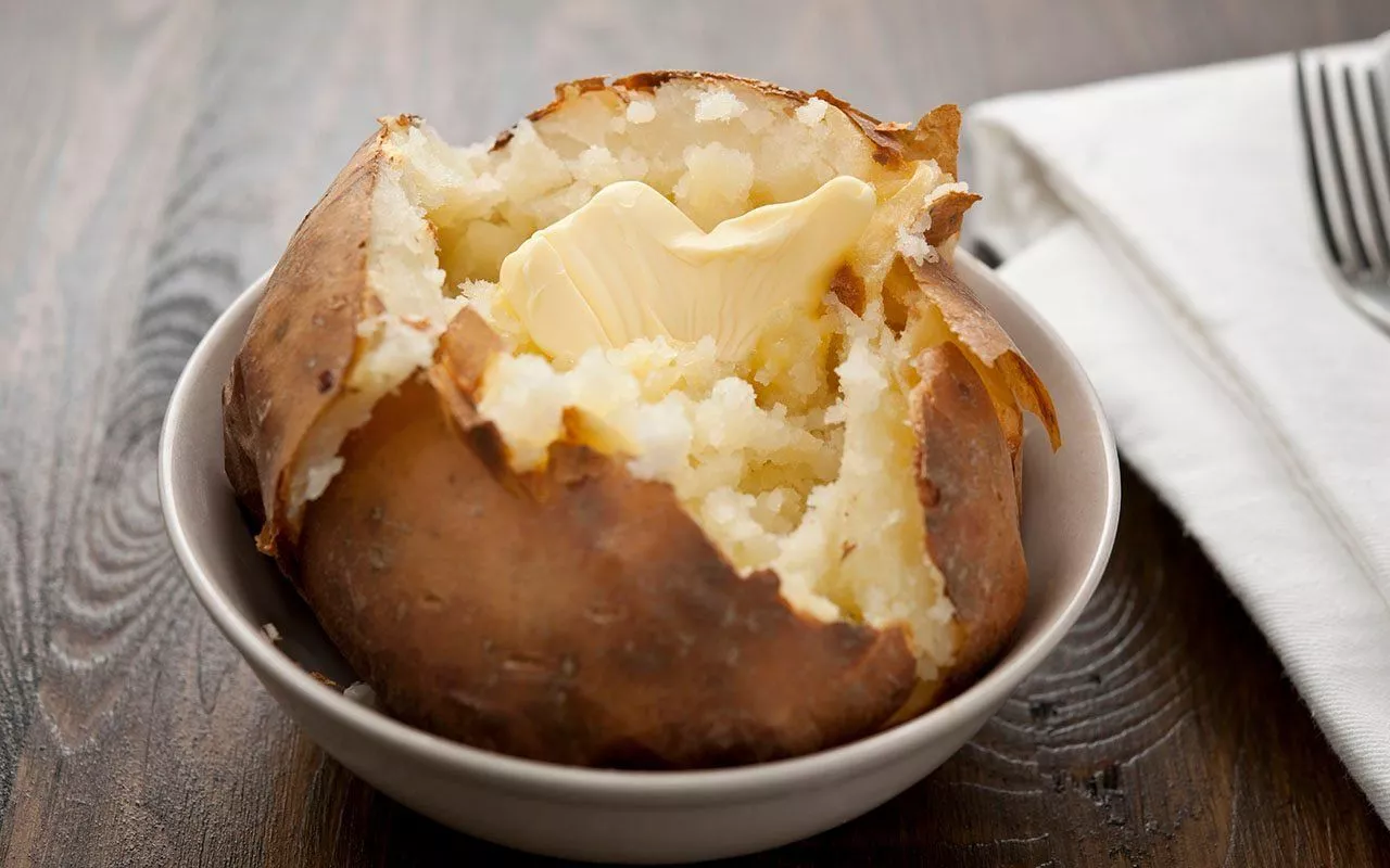 Secret to the Perfect Fluffy Baked Potato
