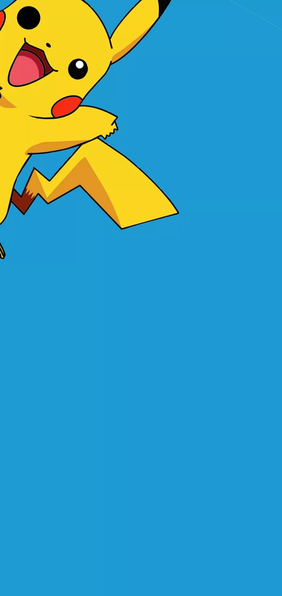 Realme 6 Punch Hole Pikachu Blue