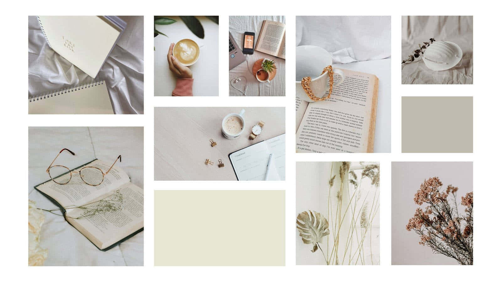 Download Clean Girl Aesthetic Collage Wallpaper