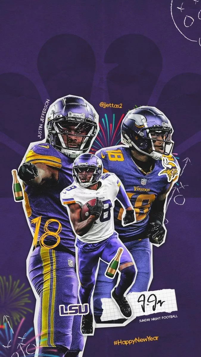 Justin Jefferson LSU Wallpaper