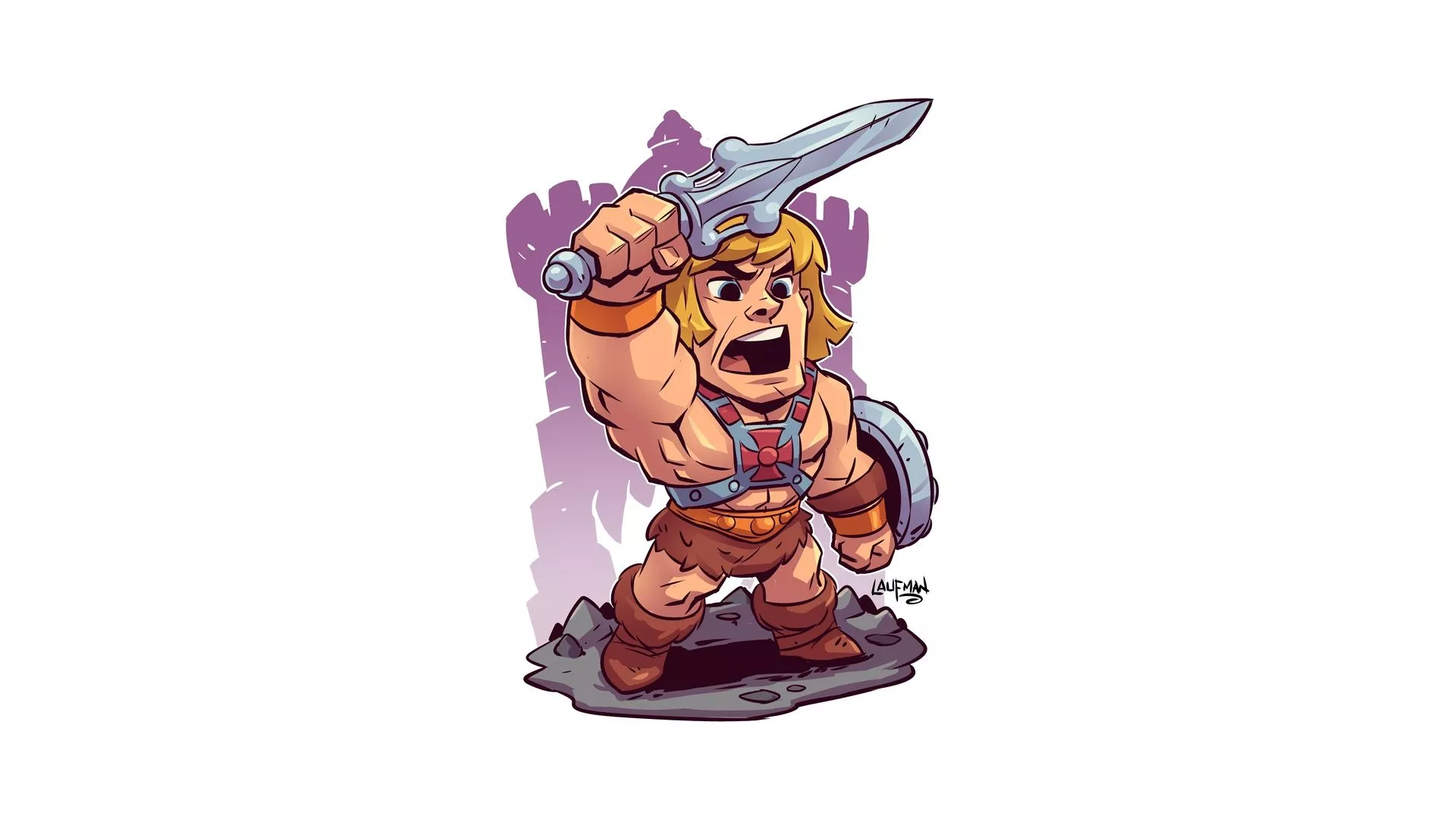 Comic He Man HD Wallpaper By Derek Laufman