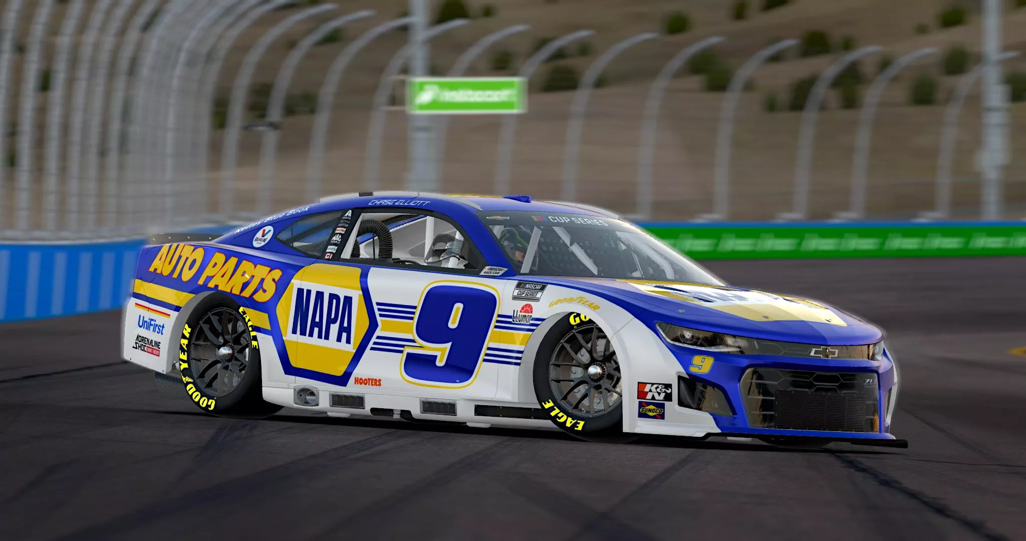 Chase Elliott 2022 NAPA Fictional