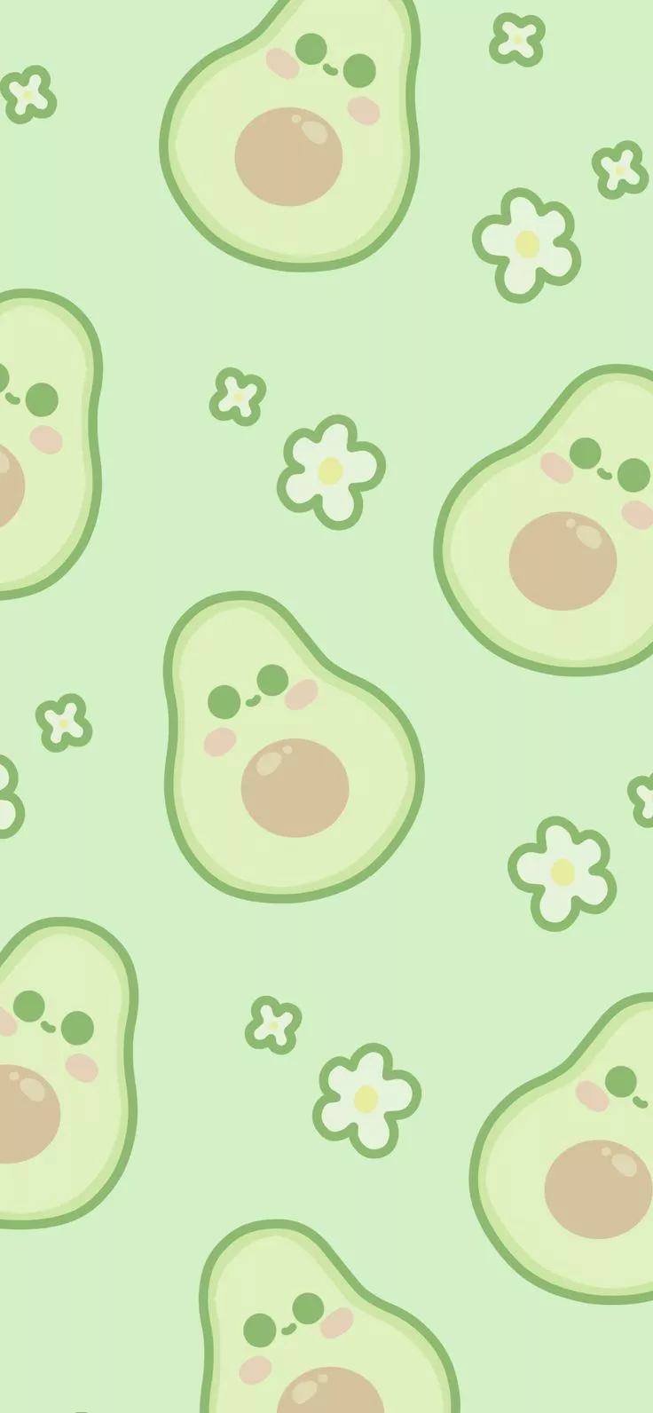 Cute Avocado Green Wallpaper