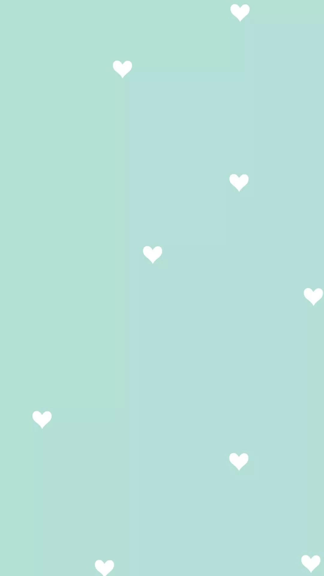 Download Cute Pastel Green Cute Small Hearts Wallpaper