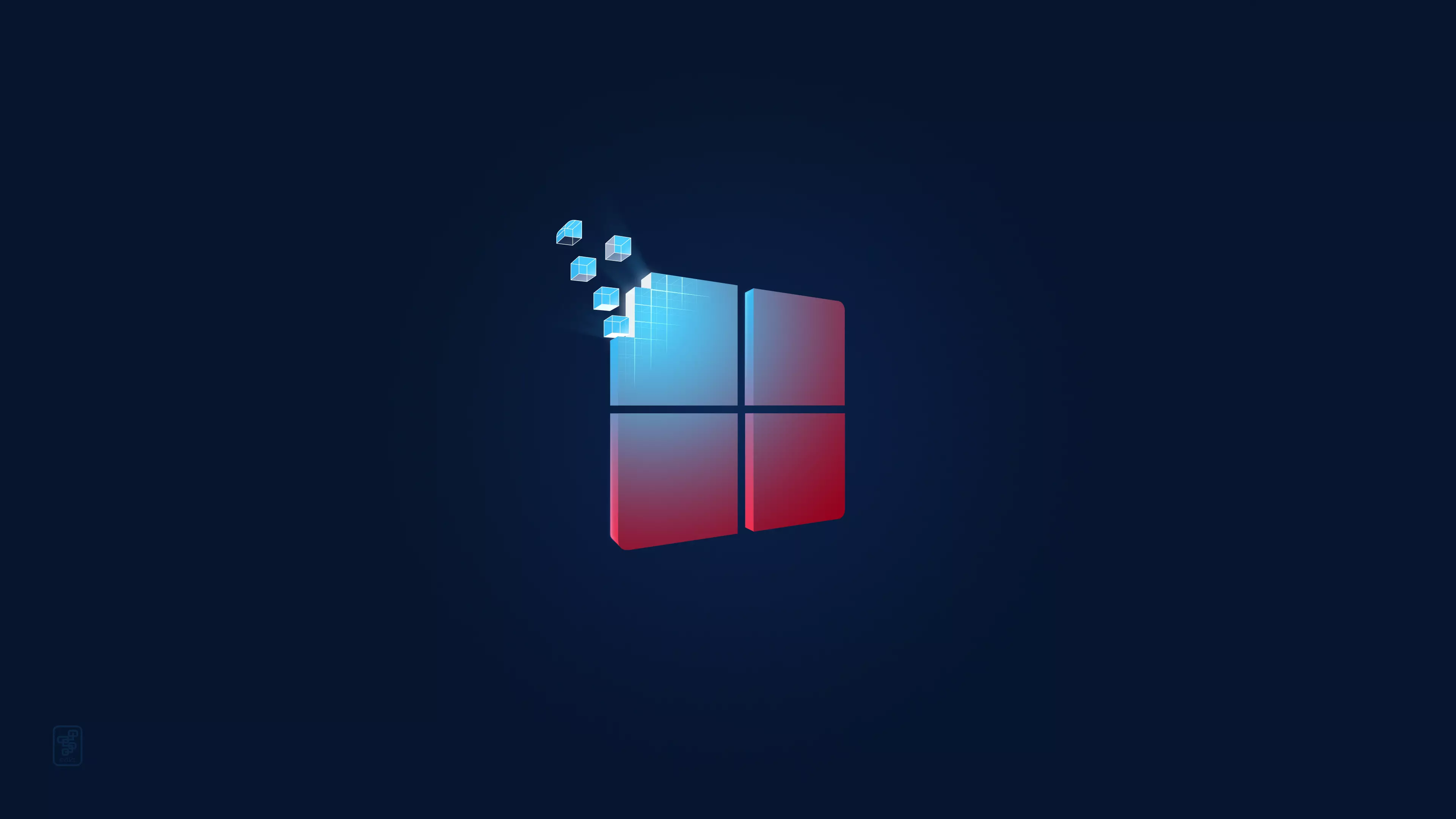Wallpaper Multi Colored Windows 11 Logo