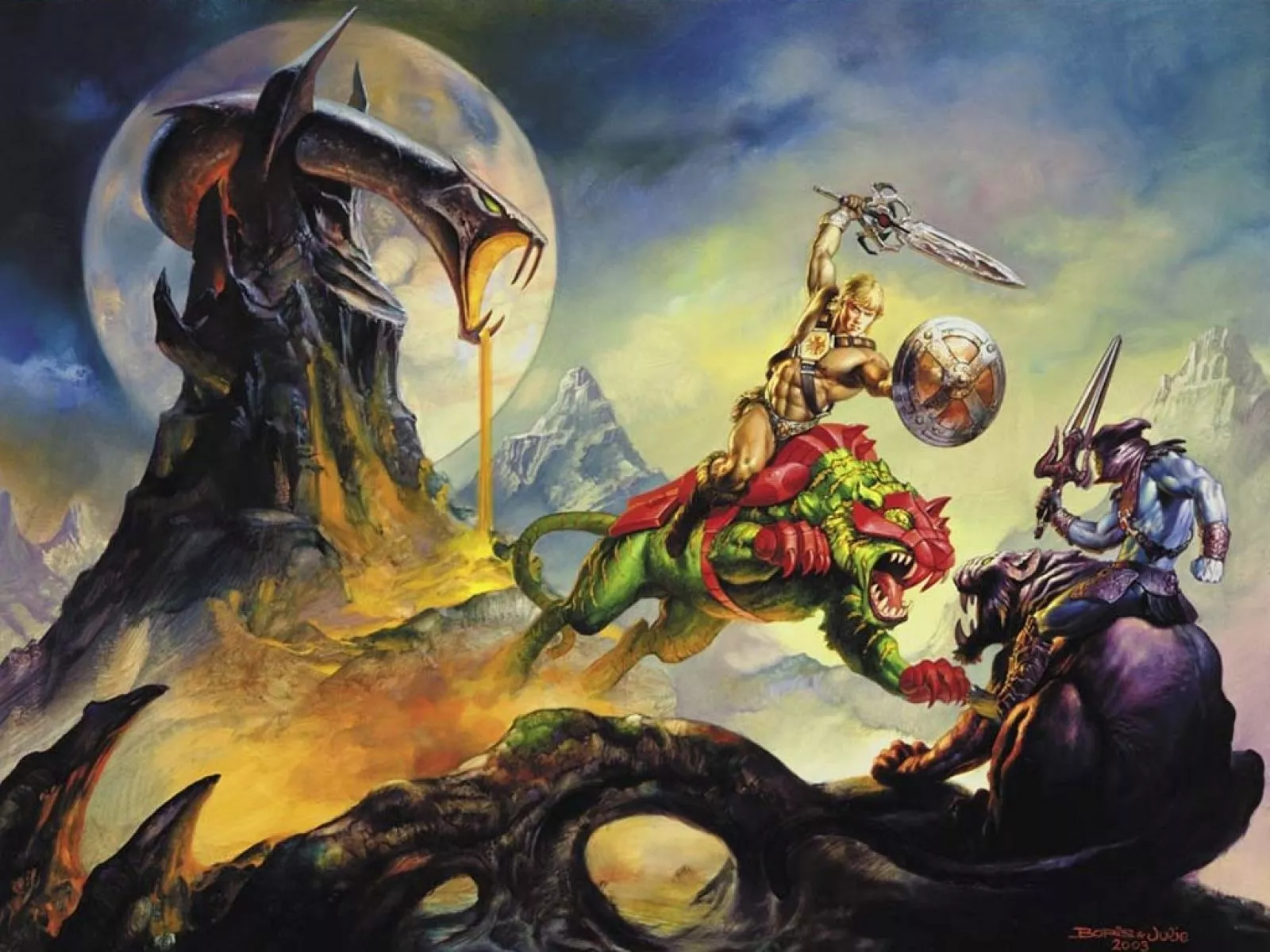 Download Comic He Man Wallpaper