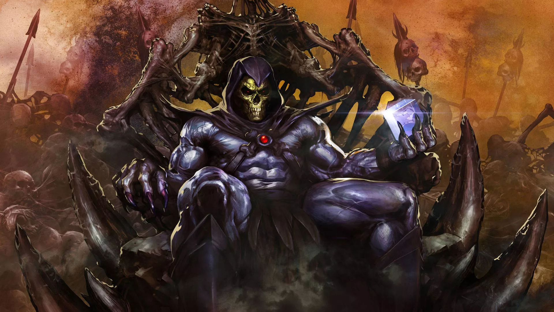 The Universe Skeletor Throne Wallpaper