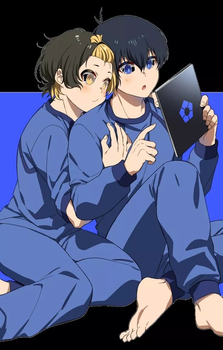 Bluelock and Bachira Wallpaper