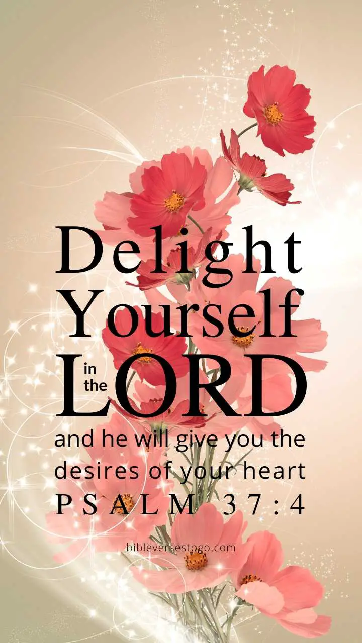 Floral Psalm 37:4