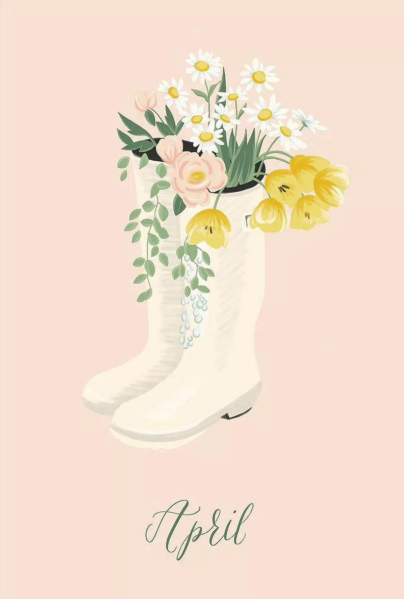 HD hello spring april wallpaper