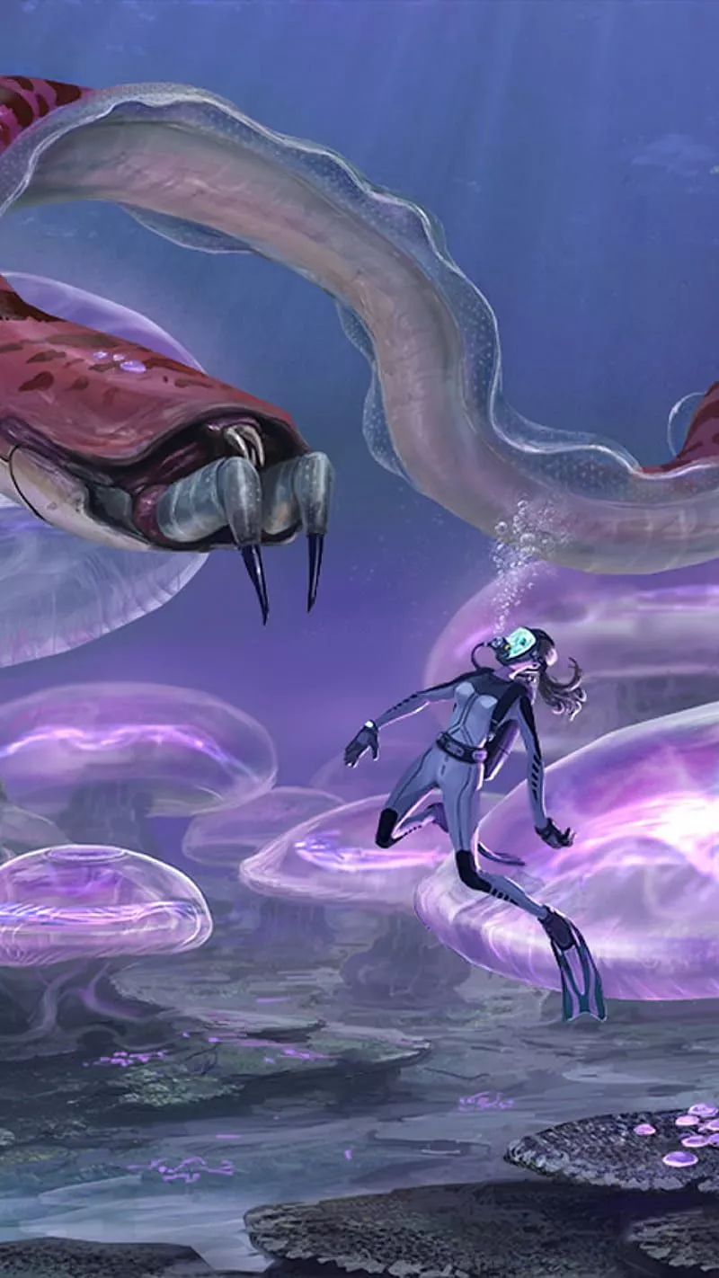 Shroom Creature, game, subnautica, HD