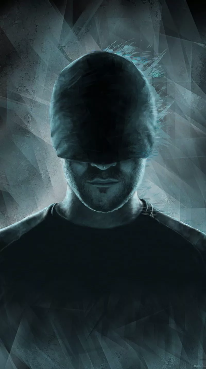 Daredevil, art, avengers, dark, fantasy