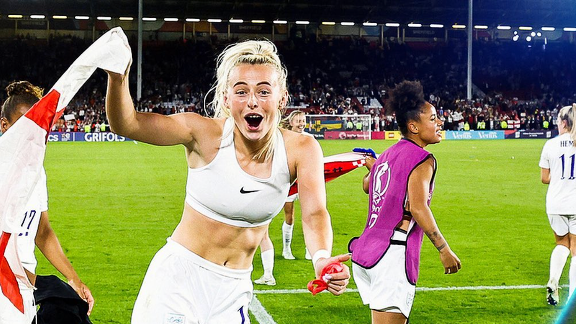 football star Chloe Kelly