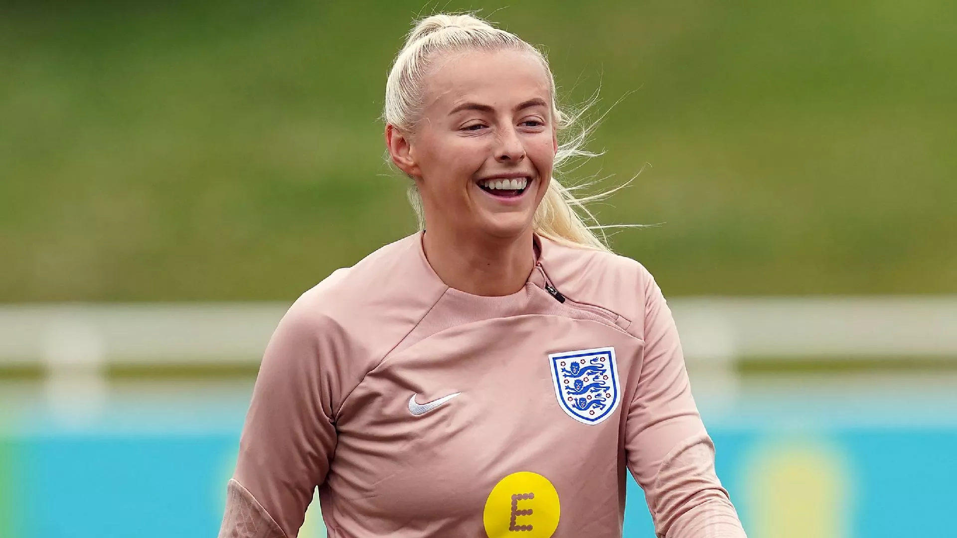 Kelly enjoying the moment at World Cup
