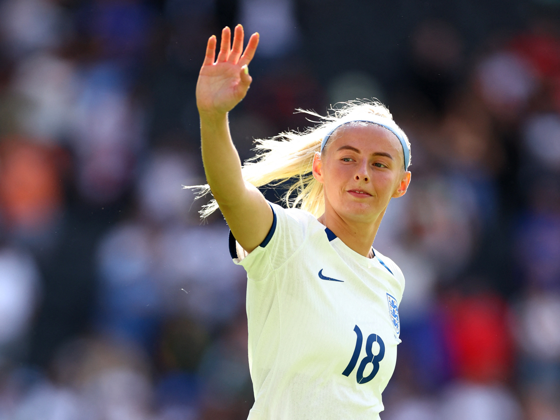 England football star Chloe Kelly